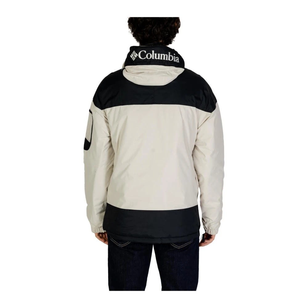 Columbia Grijze Anorakjas met Capuchon voor Mannen Gray Heren