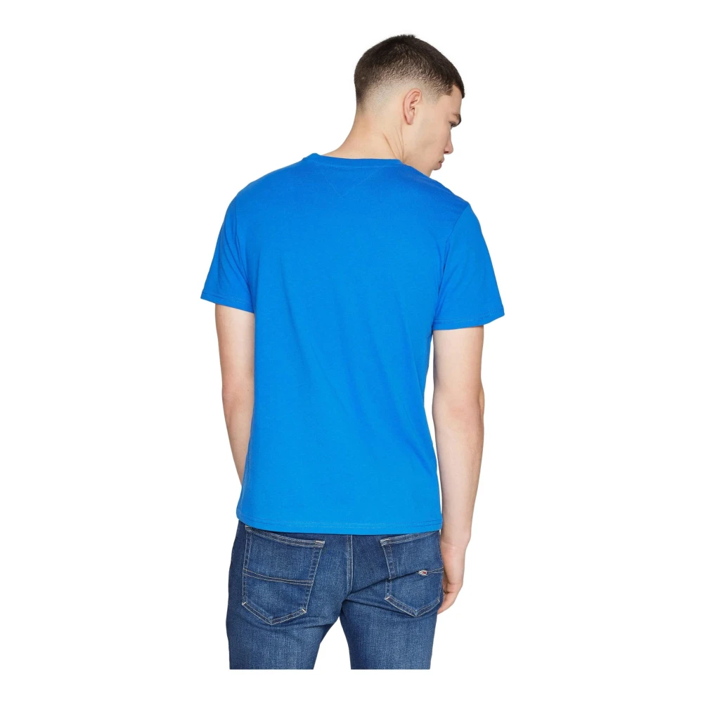 Tommy Jeans Slim Fit Essential T-Shirt Blue Heren