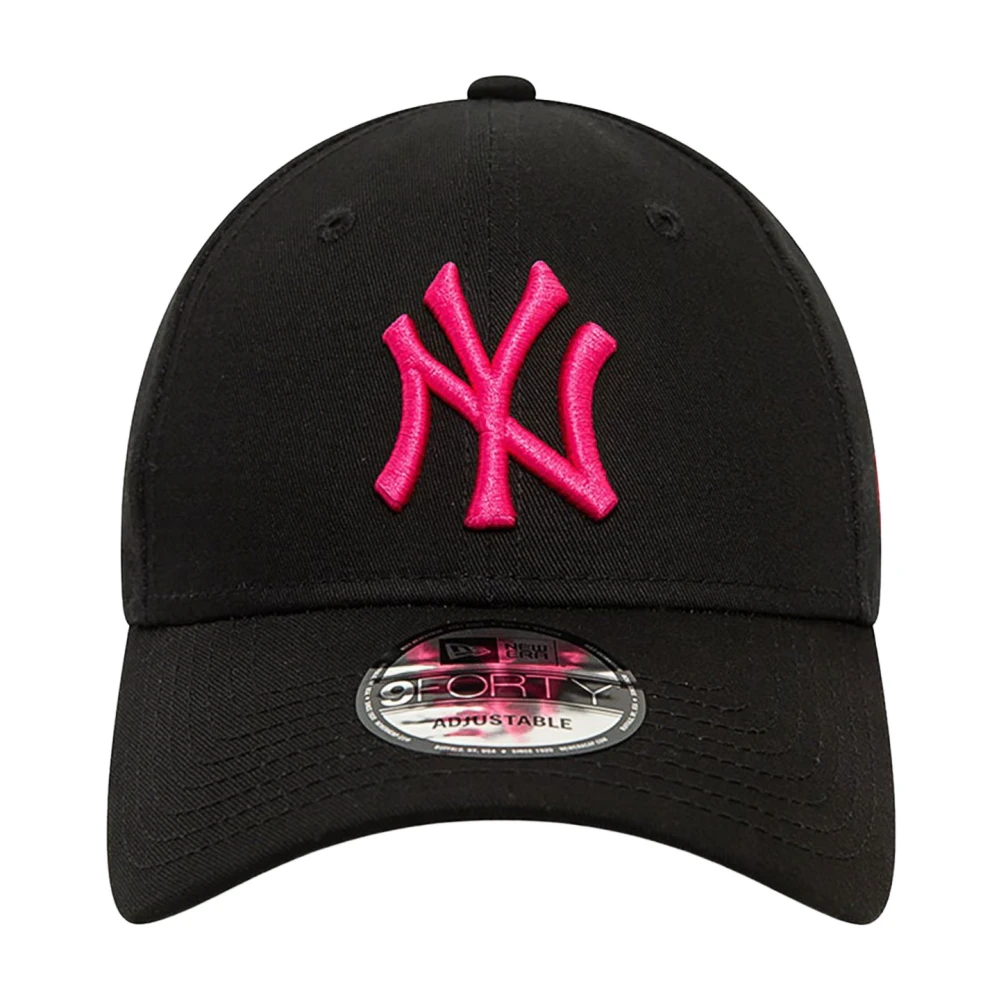 New Era Svart Yankees League Essential Keps Black, Dam