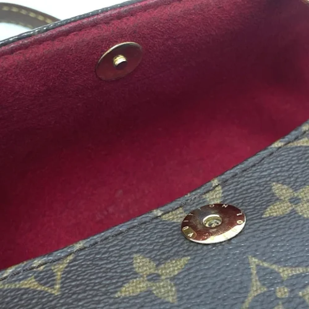 Louis Vuitton Vintage Pre-owned Cotton louis-vuitton-bags Brown Dames