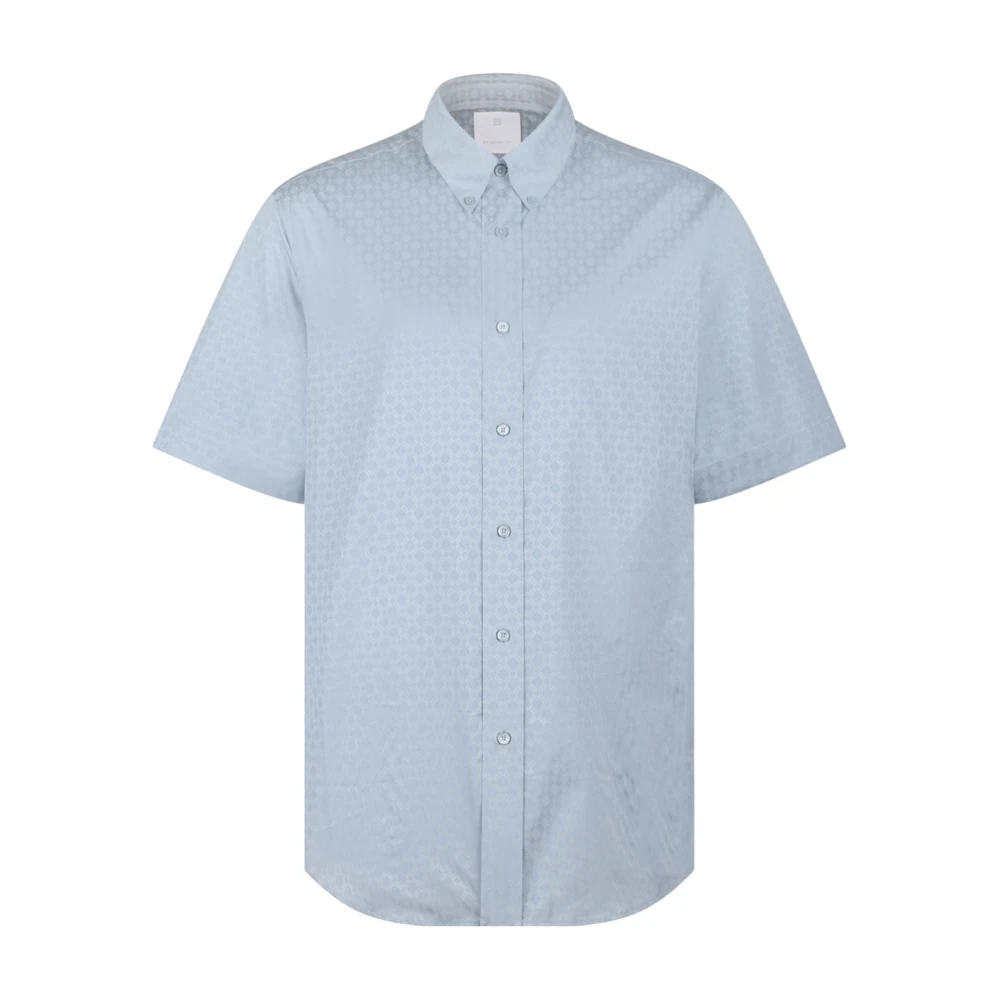 Givenchy Shirt in Monogram 72 Jacquard Blue Heren