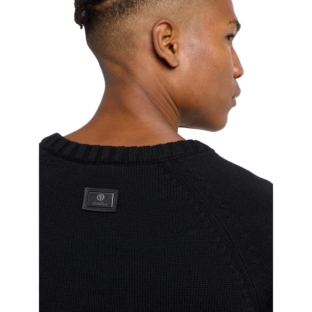 carlo colucci Urban Statement Sweater Black Heren