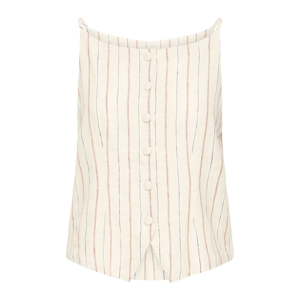 Ichi Femme Multicolor Tops, E, Taille: 46 Fr Hauts Sans Manches