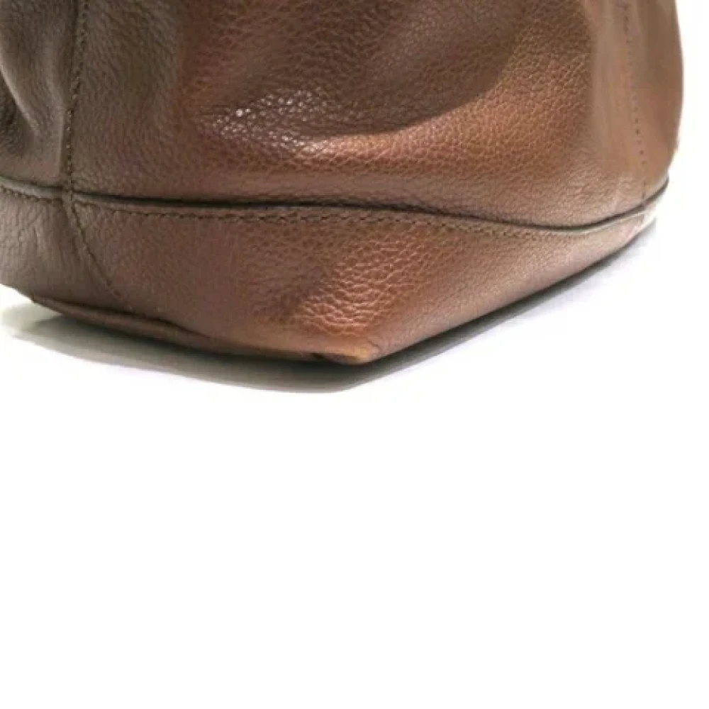 Coach Pre-owned Leather shoulder-bags Brown Dames