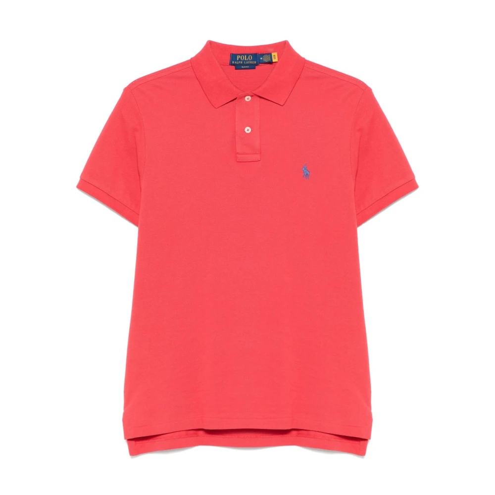 Polo Ralph Lauren Men's Red Polo Shirts,, T-Shirts And Polos Medium