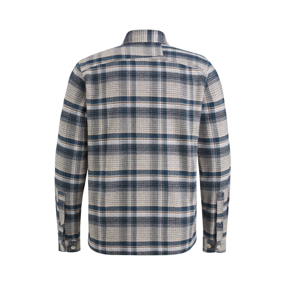 Cast Iron Geruit Borstel Overshirt Regular Fit Multicolor Heren