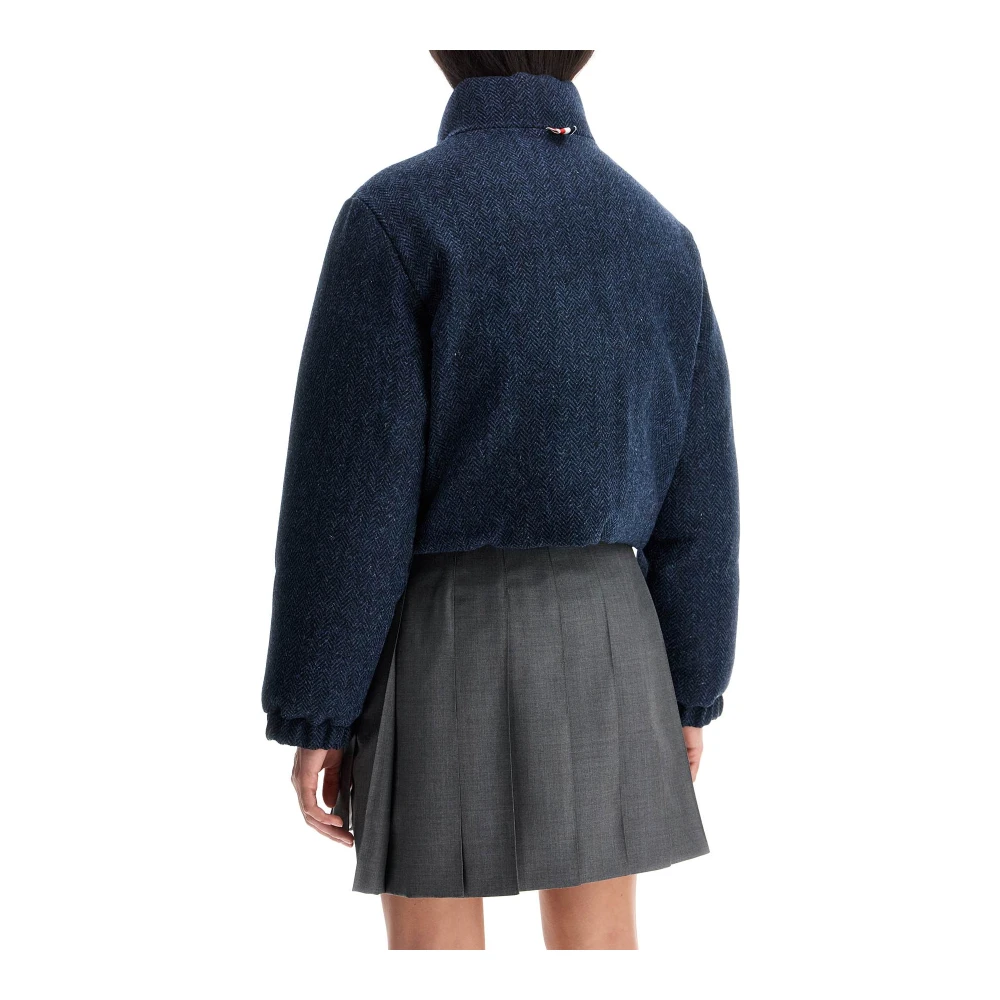Thom Browne Omkeerbare Donsjas Blue Dames
