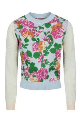 Floral Embellished Sweater