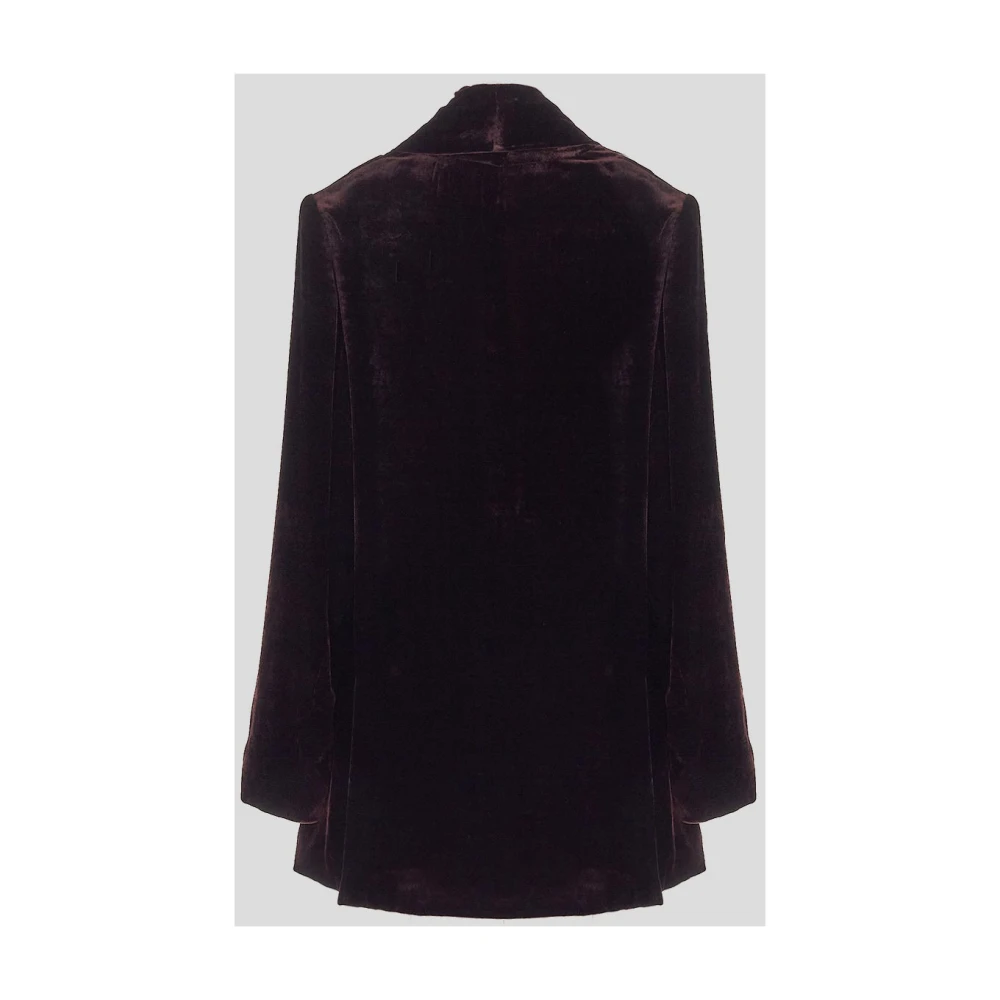 Gentryportofino Paarse Viscose Zijden Damesjas Purple Dames