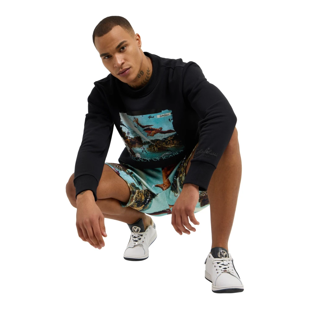carlo colucci Ikarus Verhaal Sweatshirt Black Heren