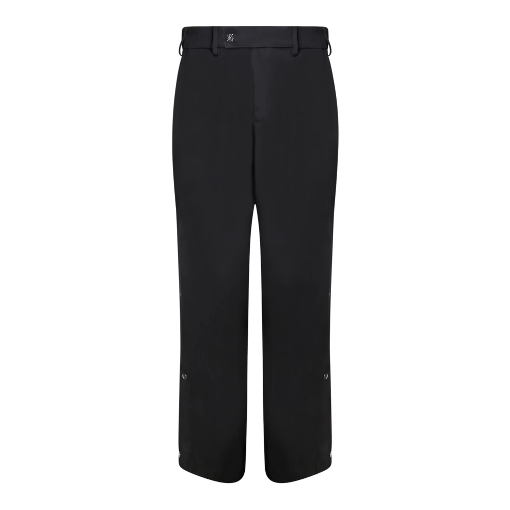 Amiri Black Trousers For Men Aw23 - Male - Straight Trousers - S - Trousers