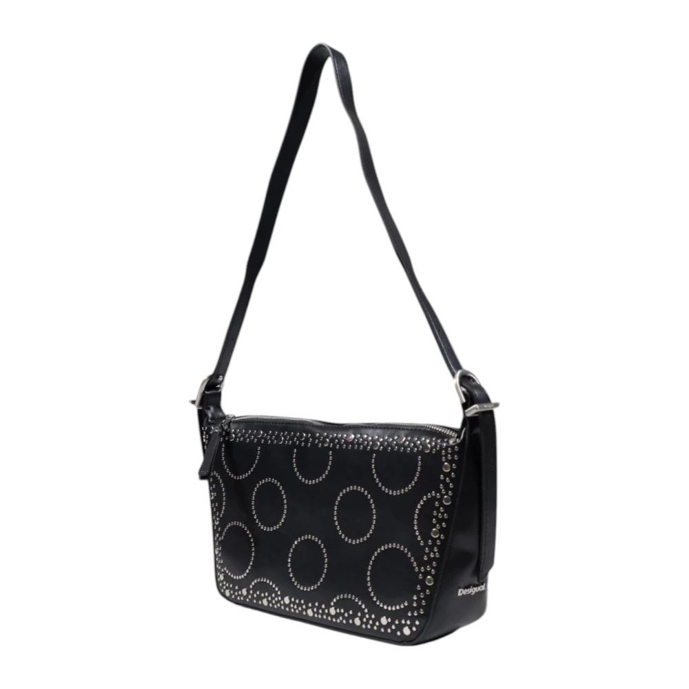 Desigual Zwarte ritssluiting dames tas Black Dames