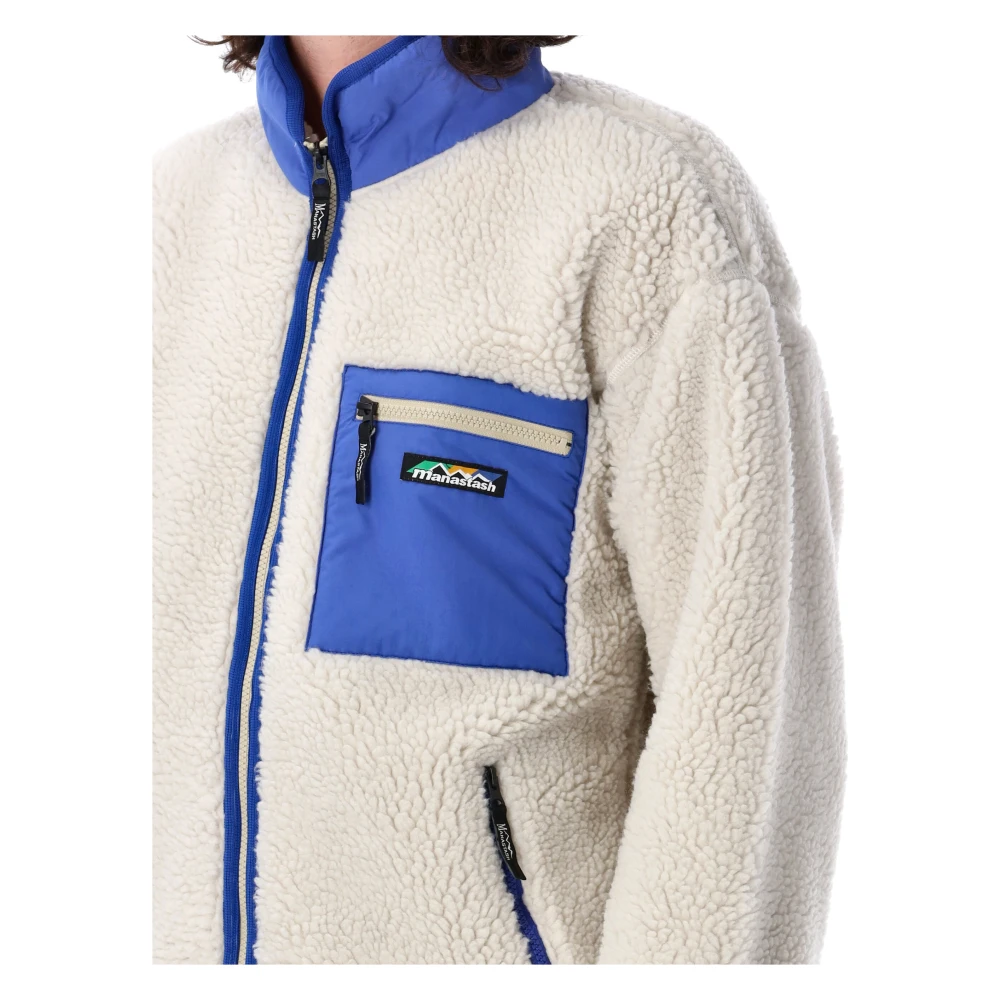 Manastash Gorilla Fleece Jas met Ritszakken Beige Heren