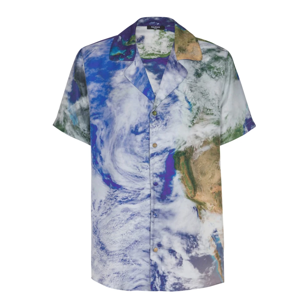 Shirts > Short Sleeve Shirts - - Balmain - Modalova