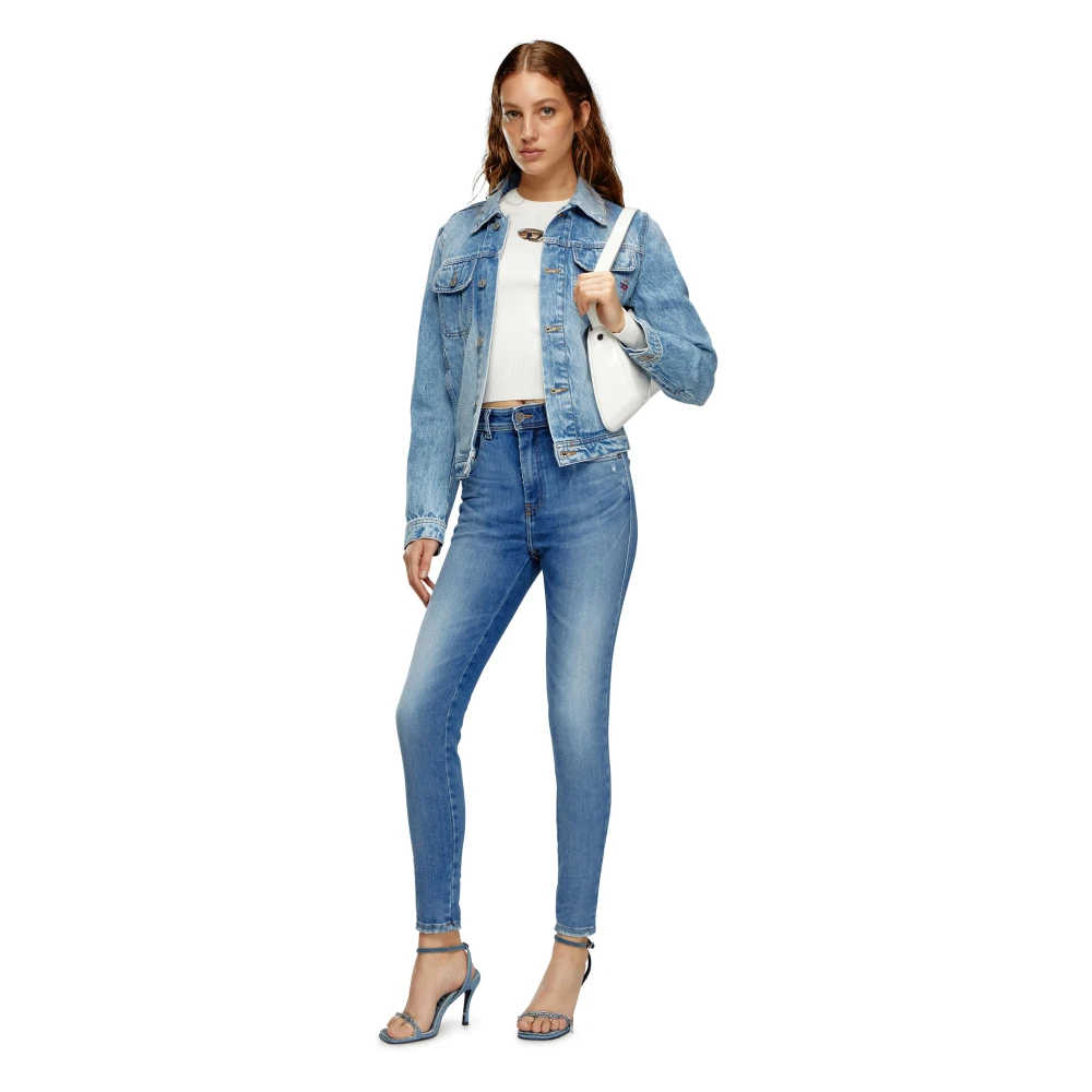 Diesel Super skinny Jeans 1984 Slandy-High Blue Dames