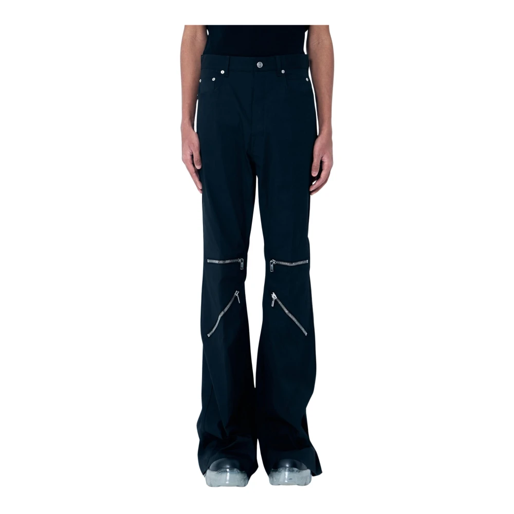 Rick Owens Functionele cargobroek met ritszakken Black Heren