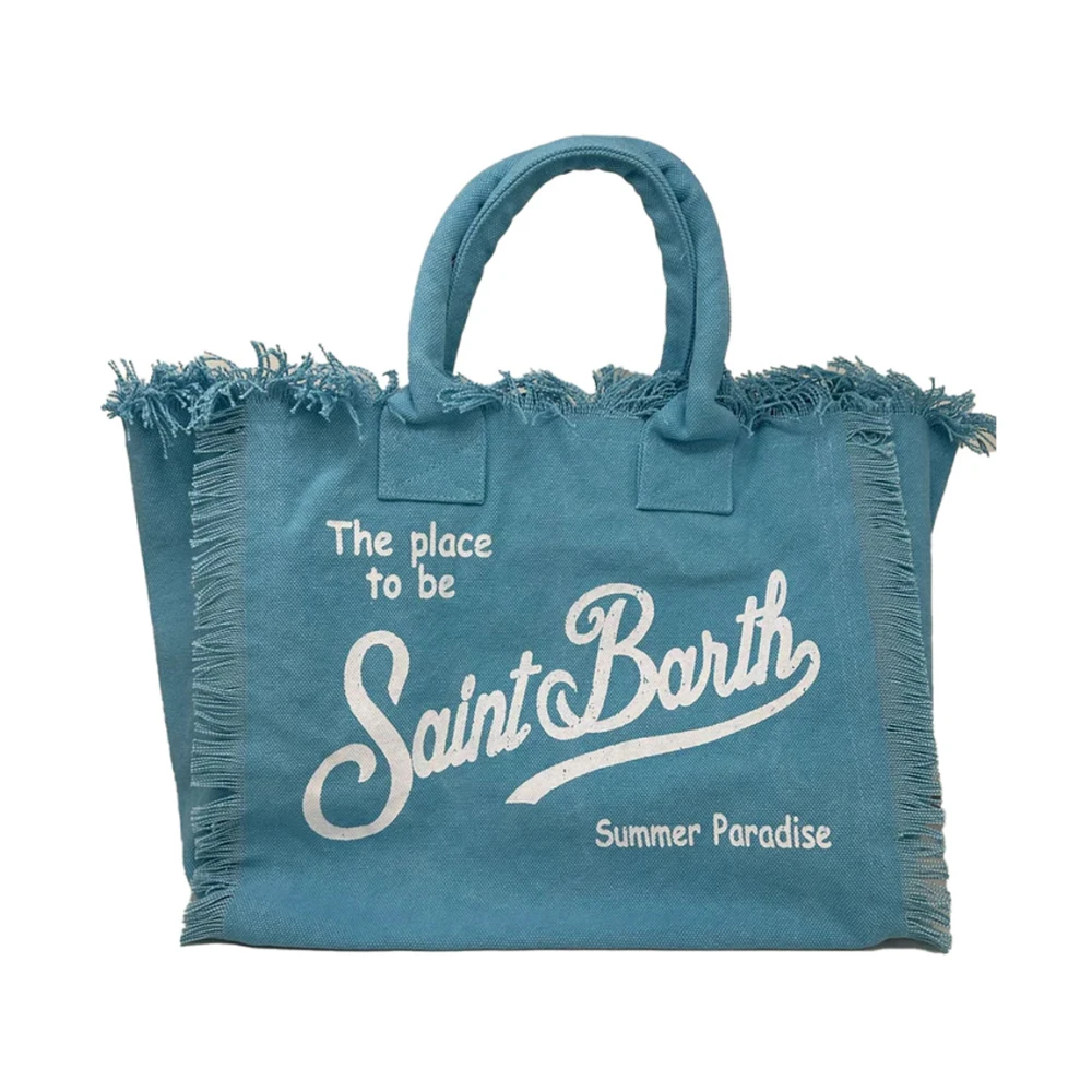 Saint Barth Women's Blue Vanity Tote Bag - Shopping Bags - One Size - Bags