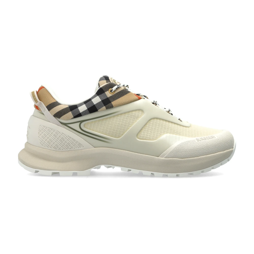 Burberry Discover Lage Sneakers Heren Schoenen Beige