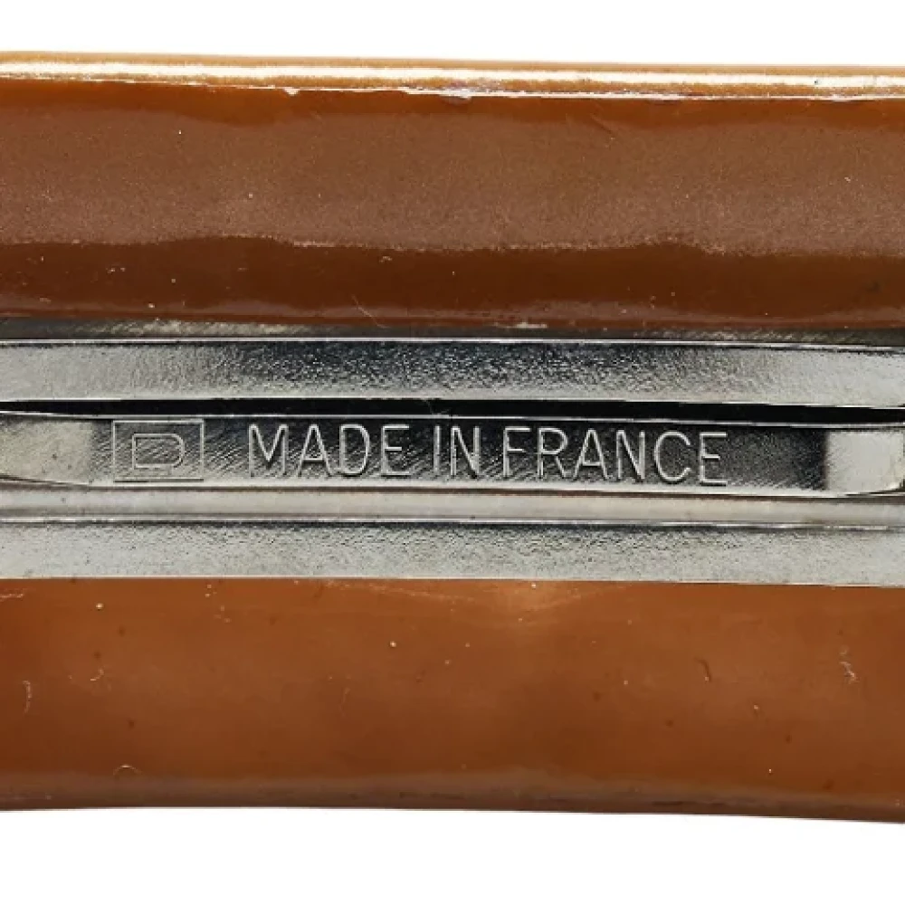 Chanel Vintage Pre-owned Metal hair-accessories Brown Dames