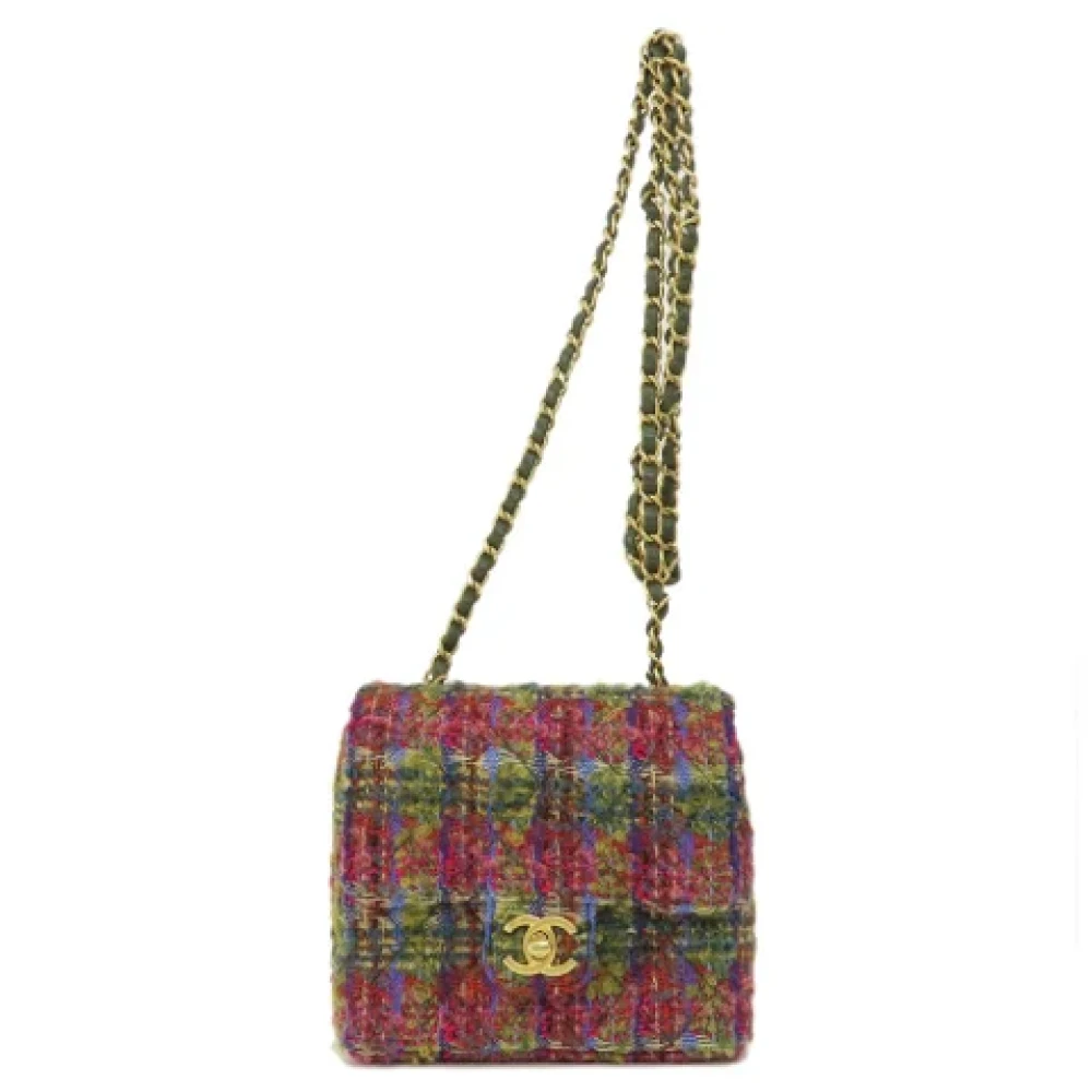 Chanel Vintage Pre-owned Fabric shoulder-bags Multicolor Dames