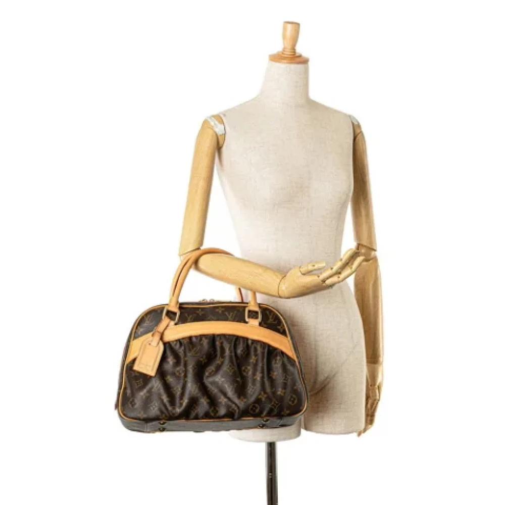 Louis Vuitton Vintage Pre-owned Leather handbags Brown Dames