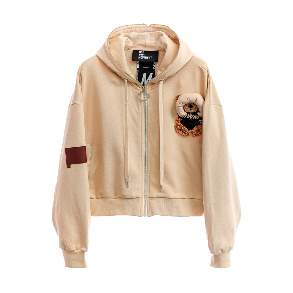 Sweatshirts & Hoodies > Zip-throughs - - Mod Wave Movement - Modalova