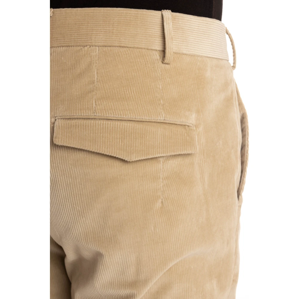 PT Torino Sartoriale Broek met Rits Beige Heren