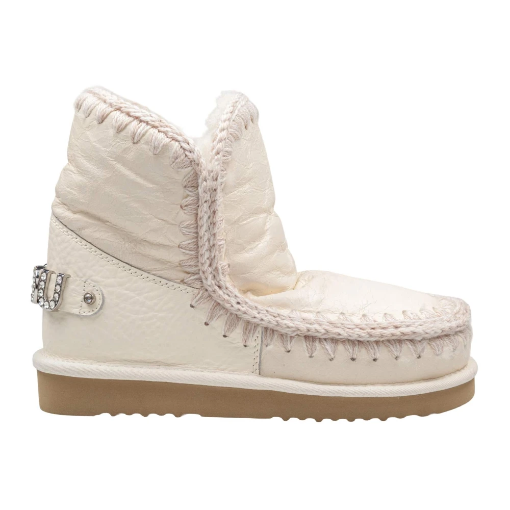 Mou Women's White Eskimo 18 Boot - Winter Boots - 6 Uk - Shoes