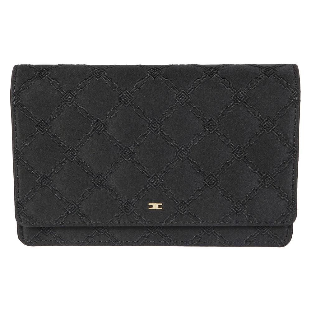 Elisabetta Franchi Stijlvolle Borsa Tas voor Vrouwen Black Dames