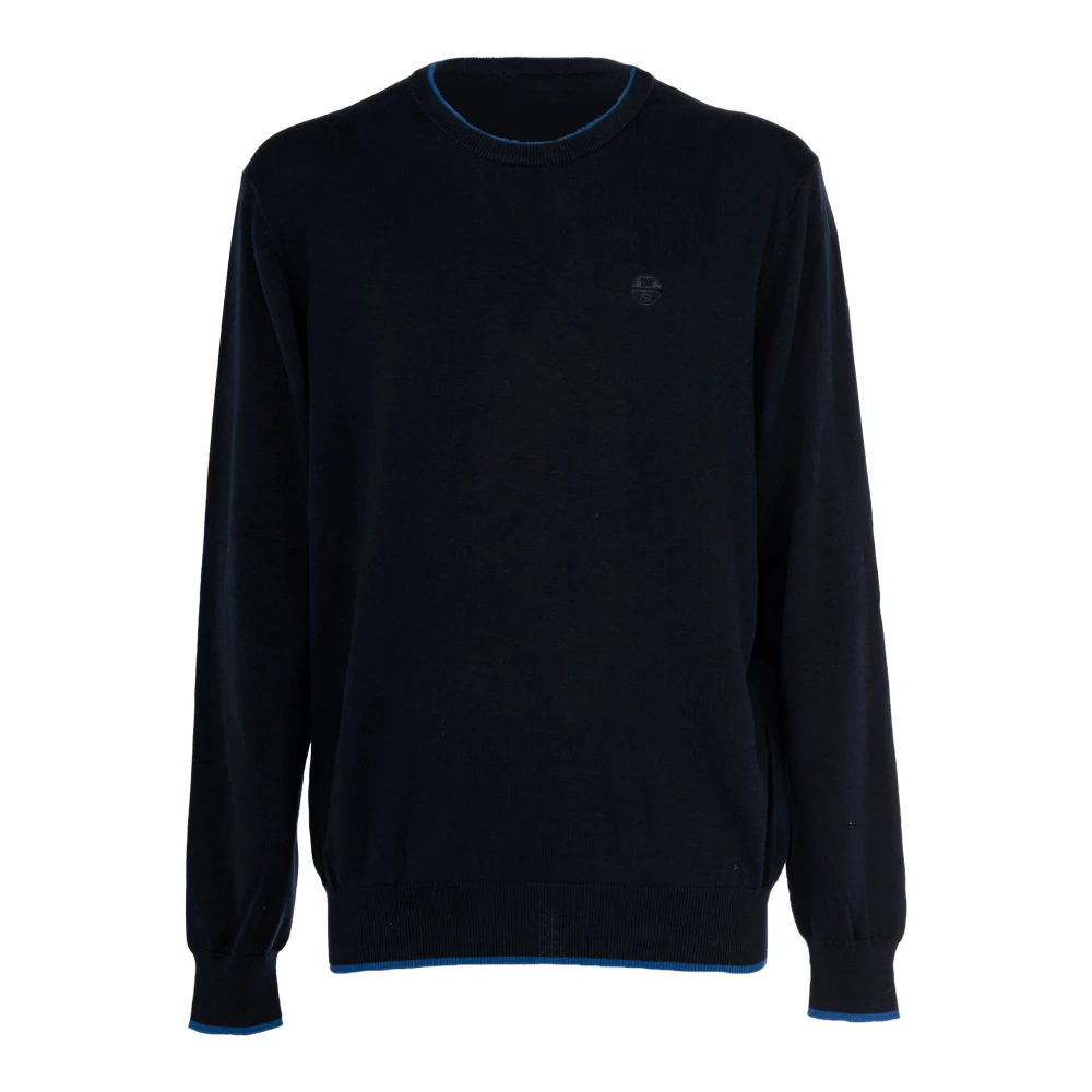 North Sails Men's Blue Long Sleeve Logo Sweater