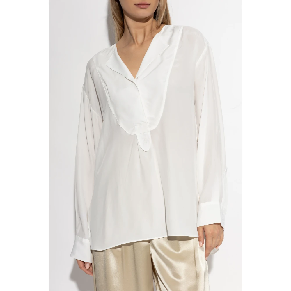 By Malene Birger Shirt Fayette By Herenne Birger White Dames