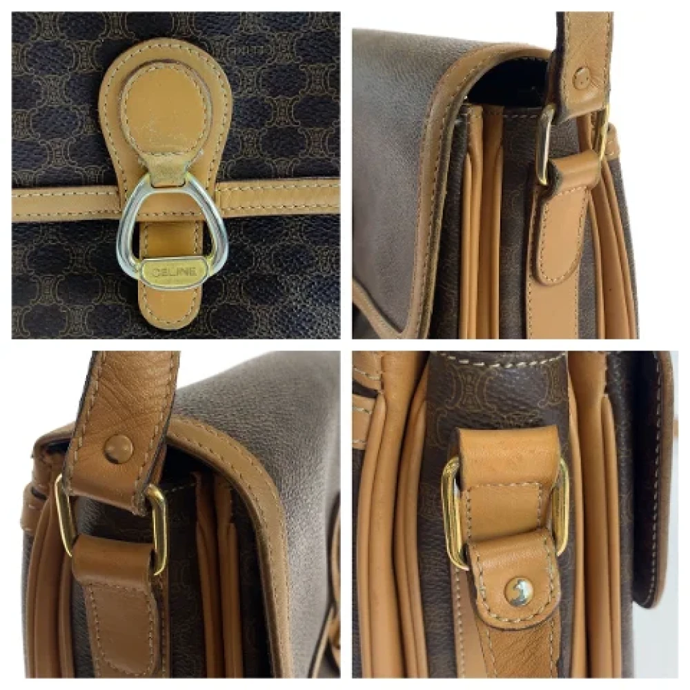 Celine Vintage Pre-owned Canvas celine-bags Brown Dames