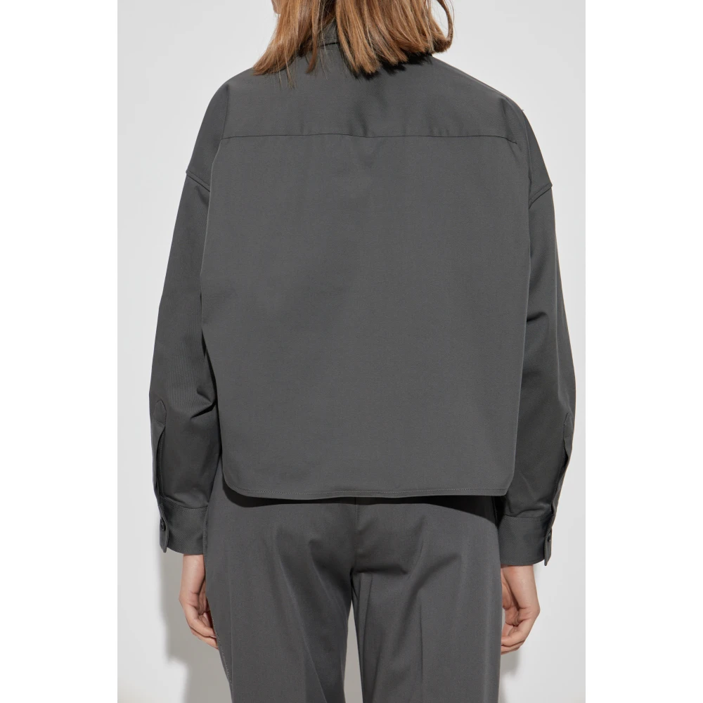 Fabiana Filippi Katoenen shirt Gray Dames