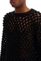 pull-col-rond-en-maille-popcorn