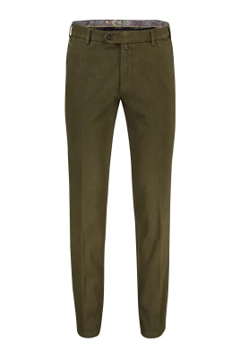 Grön Bomull Chino Byxor