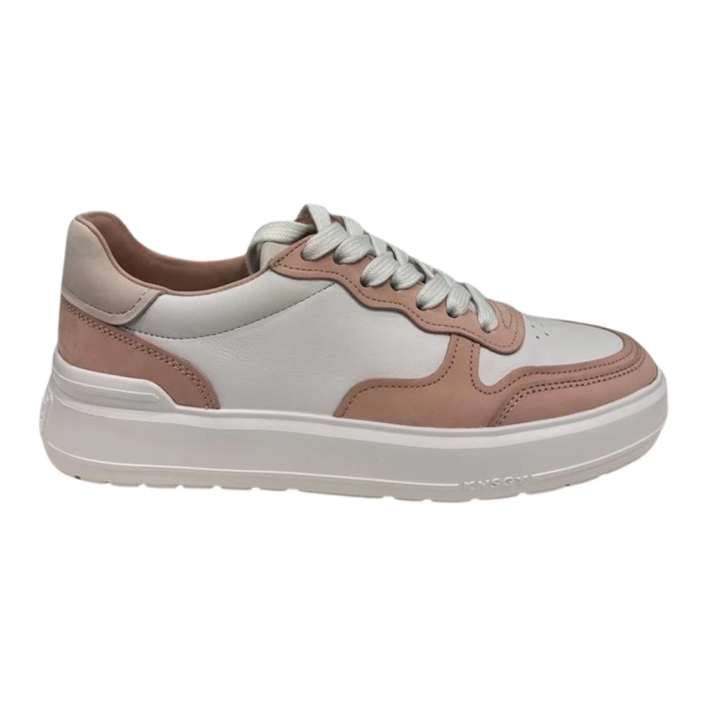 Kennel & Schmenger Witte Sneakers met Poederaccent Dames Schoenen