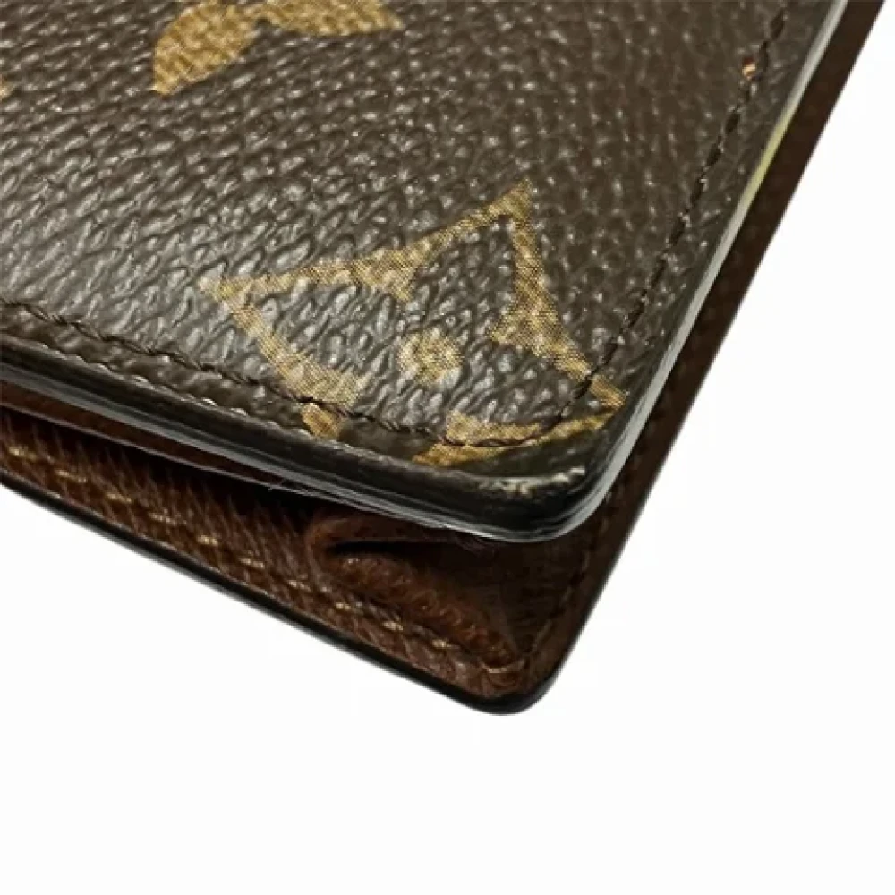 Louis Vuitton Vintage Pre-owned Canvas wallets Brown Dames