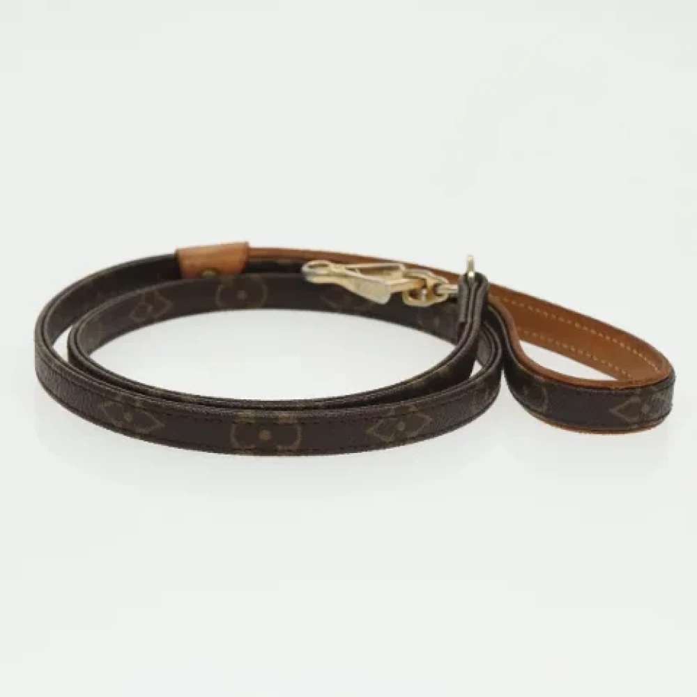 Louis Vuitton Vintage Pre-owned Canvas belts Brown Dames