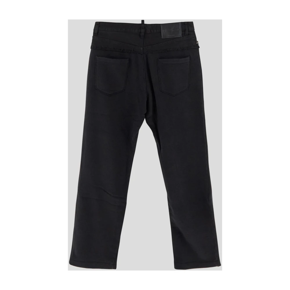 Dsquared2 Sportieve Gym Broek voor Actieve Levensstijl Black Heren