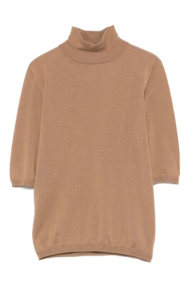 pull-col-roule-en-tricot-marron-camel