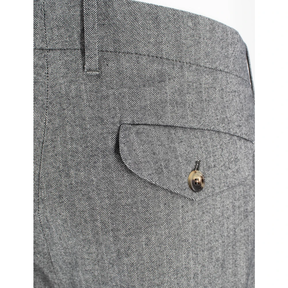 BRUNELLO CUCINELLI Dynamische katoenen cargobroek Gray Heren