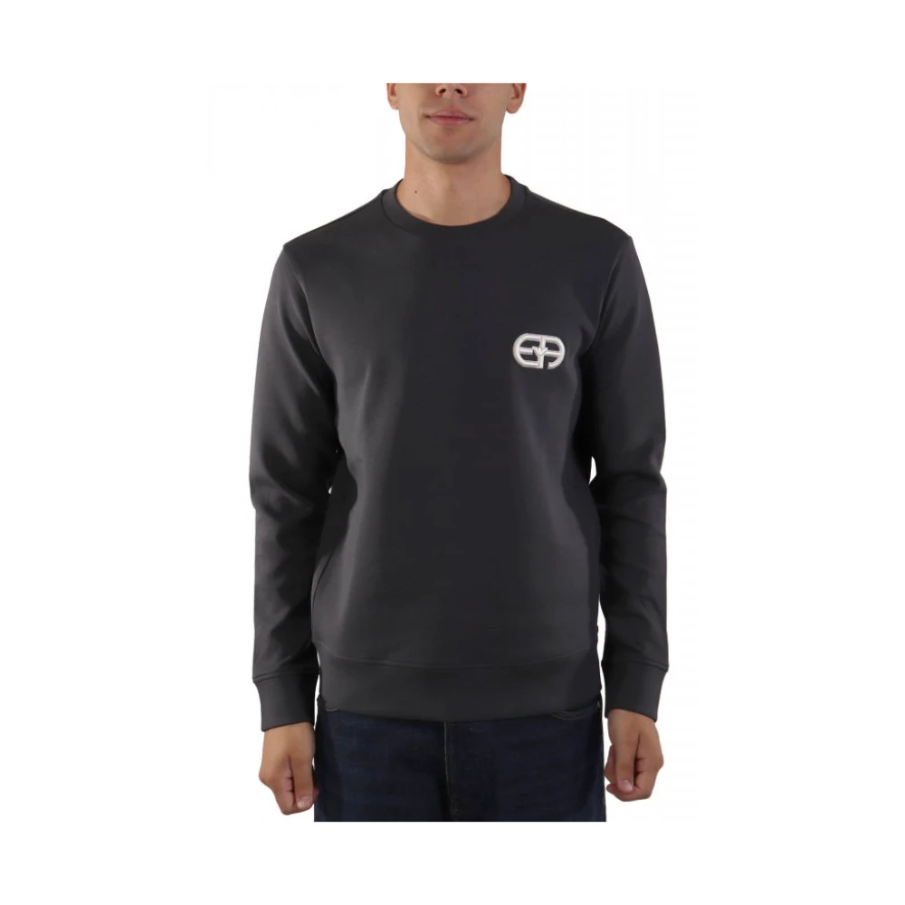 Emporio Armani Svart Logotyp Sweatshirt