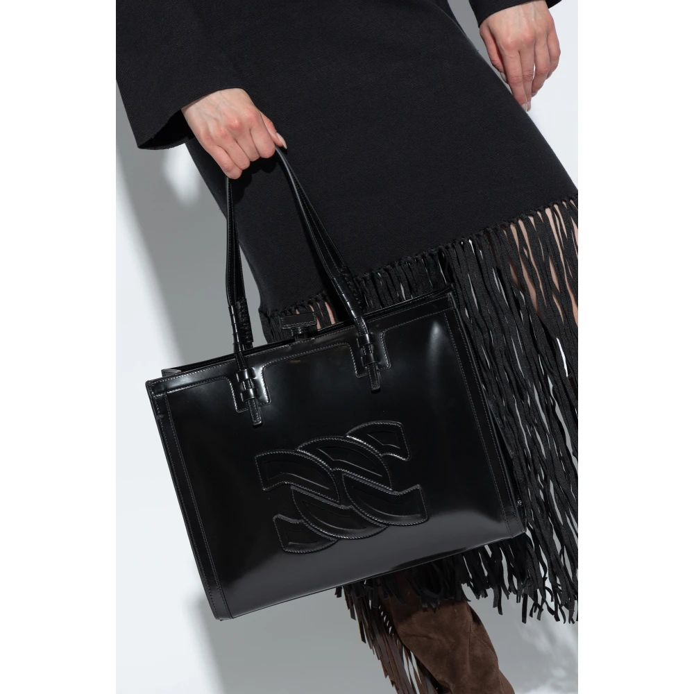 Casadei Beaurivage shopper tas Black Dames