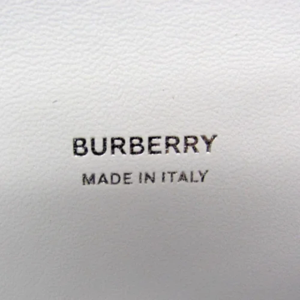 Burberry Vintage Pre-owned Leather wallets White Dames