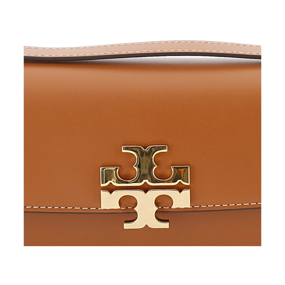 TORY BURCH Eleon Crossbody Tas in Beige Dames