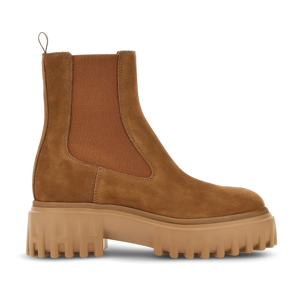 Hogan Women's Brown H700 Chelsea Boots