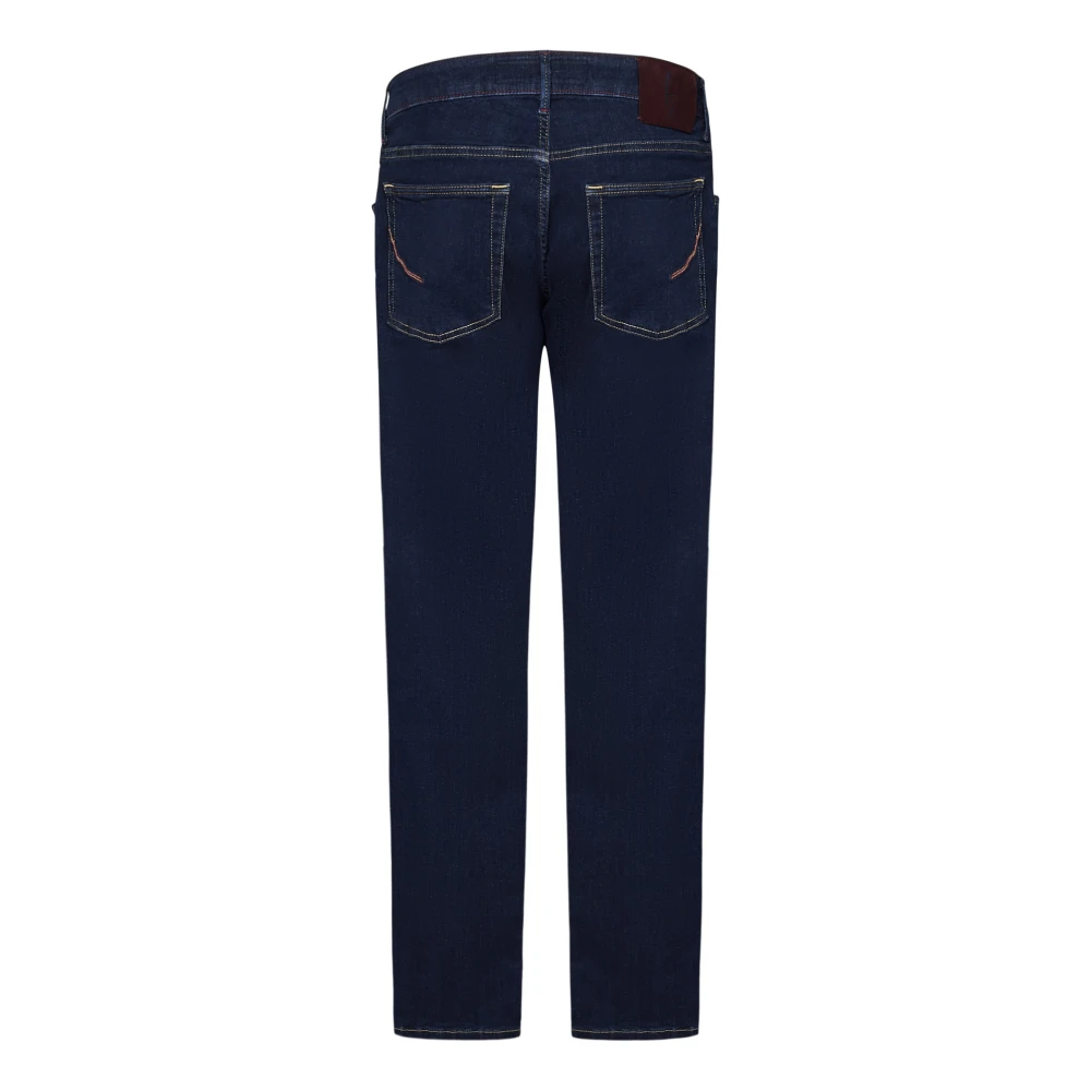 Hand Picked Slim Fit Blauwe Jeans Blue Heren