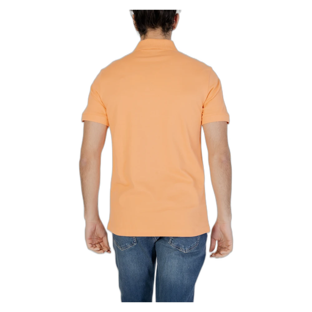 Hugo Boss Korte Mouw Polo Shirt Collectie Lente Zomer Orange Heren