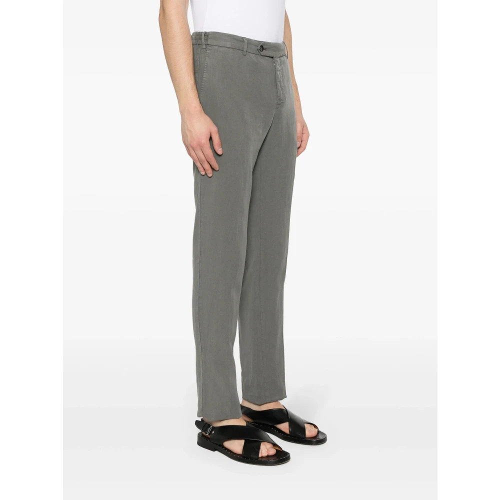PT Torino Casual Broek met Zakken Gemaakt in Italië Gray Heren