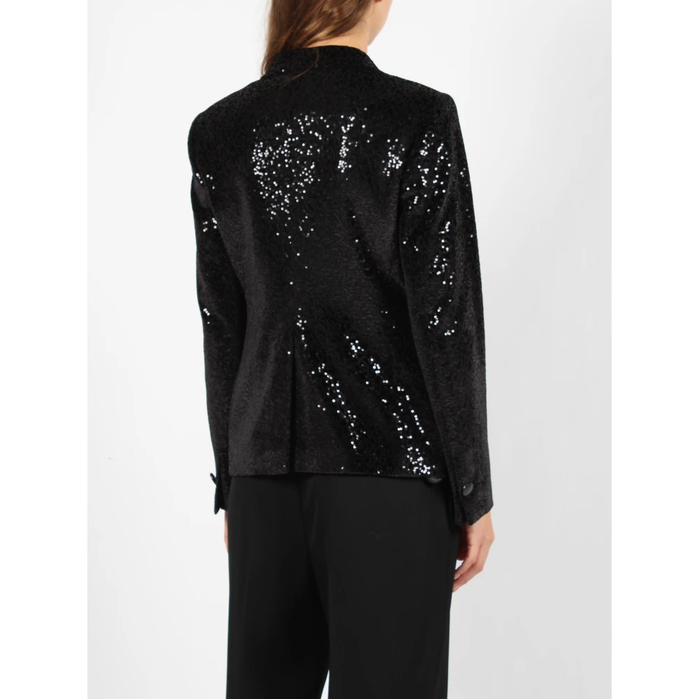 Tagliatore Alicya Sequins Blazer Black Dames